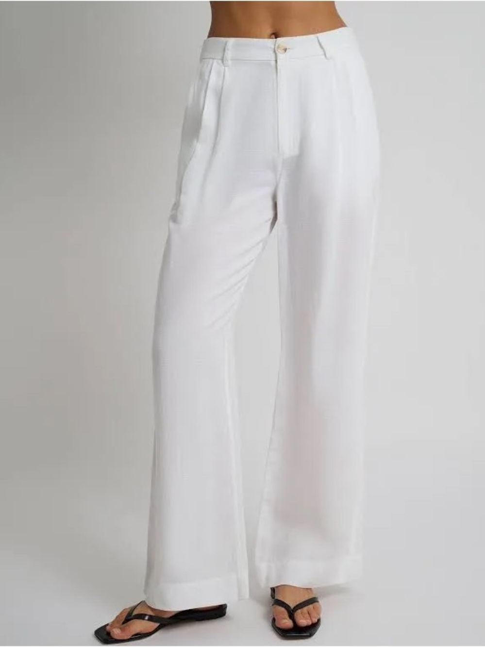 Onia Air Linen Pleated Pant